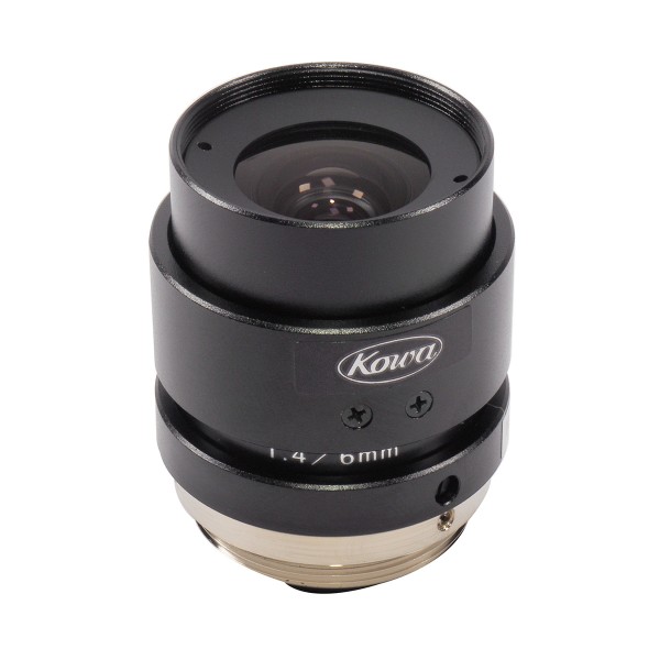 LM6NCL | 1/1.8″ 6mm C-Mount wide angle lens